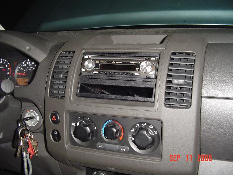 Nissan frontier head unit install #9